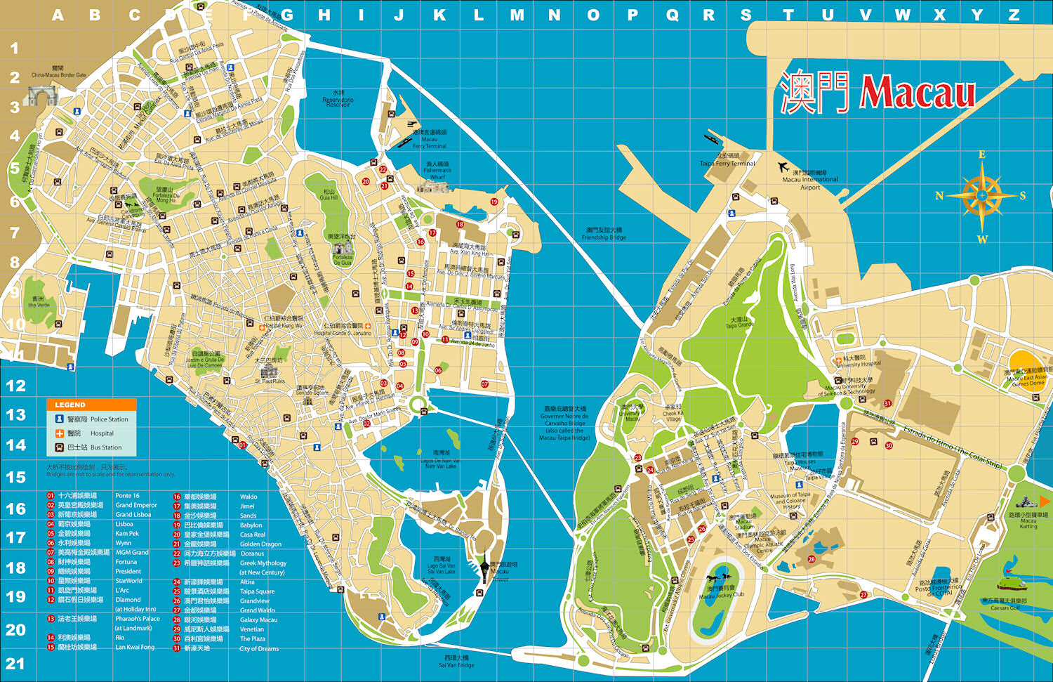 Big Macau Map